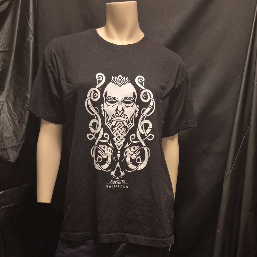 ASSASSINS CREED VALHALLA Black UNISEX T-Shirt